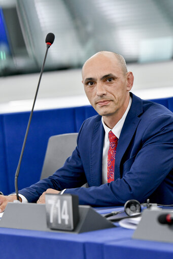 Fotó 1: Razvan POPA in the EP in Strasbourg