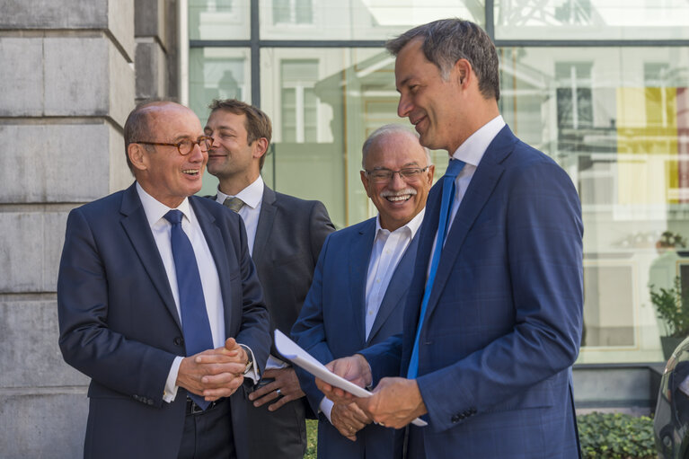 Suriet 13: European Parliament’s Bureau’s working lunch with Roberta METSOLA, EP President and Alexander DE CROO, Belgian Prime Minister