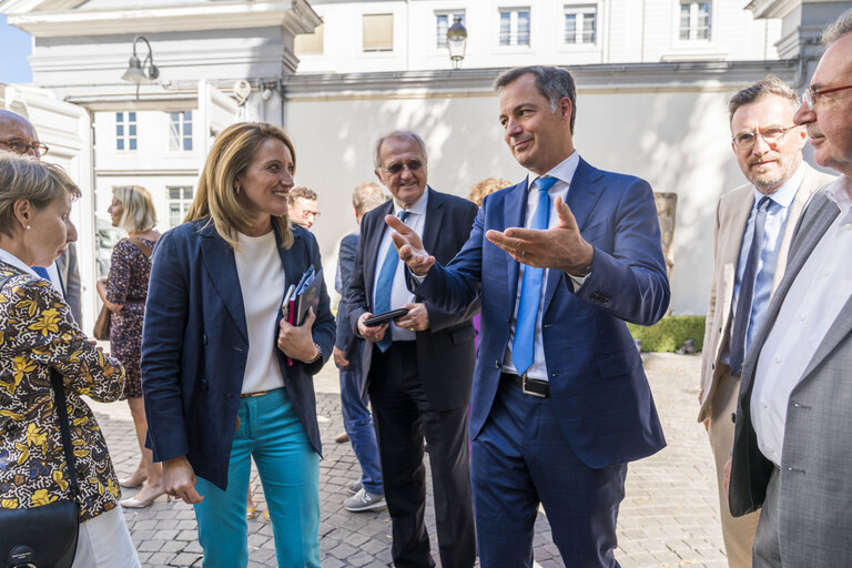 Suriet 10: European Parliament’s Bureau’s working lunch with Roberta METSOLA, EP President and Alexander DE CROO, Belgian Prime Minister