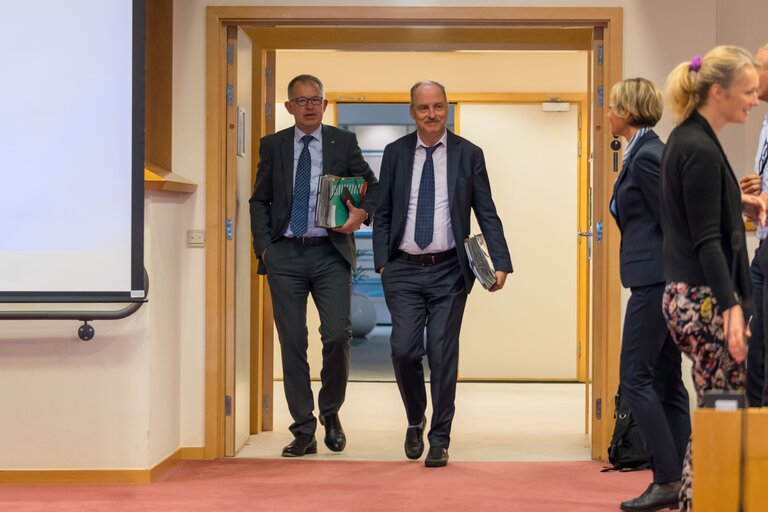 Fotografie 12: Meeting of the EP Conference of Presidents with the participation of Ursula von der LEYEN, EC President - Preparation of the State of the European Union debate