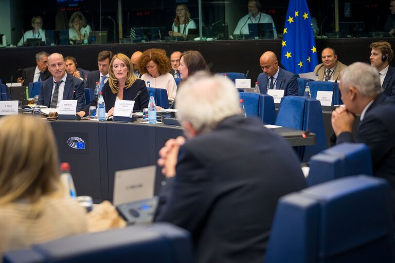 Foto 9: Meeting of the European Parliament's Bureau