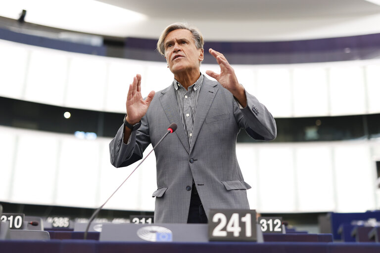 Fotografija 6: EP Plenary session - The situation in the Strait of Taiwan