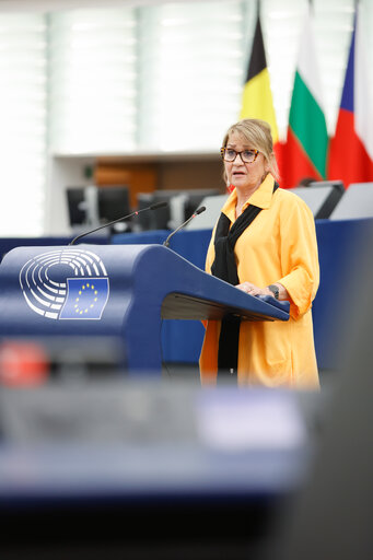 Fotografija 12: EP Plenary session - The situation in the Strait of Taiwan