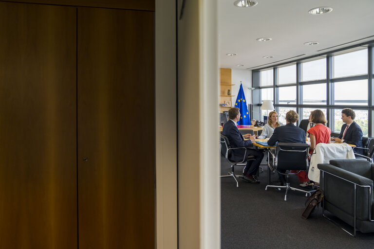 Roberta METSOLA, EP President meets with Laurence BOONE, French Minister of State for Europe.