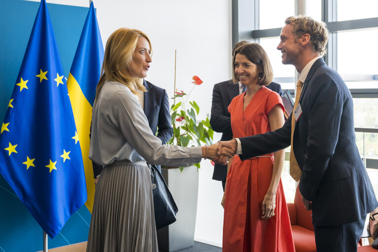 Roberta METSOLA, EP President meets with Laurence BOONE, French Minister of State for Europe.