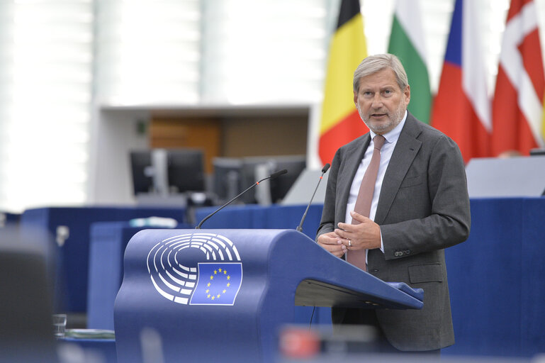 Photo 11 : EP Plenary session- Presentation by the Council of its position on the draft general budget - 2023 financial year