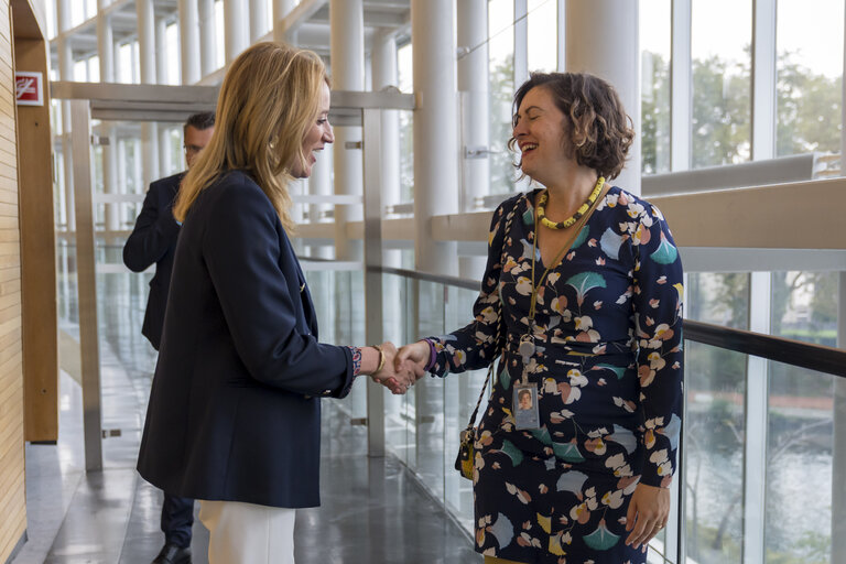 Roberta METSOLA, EP President meets with Influencers