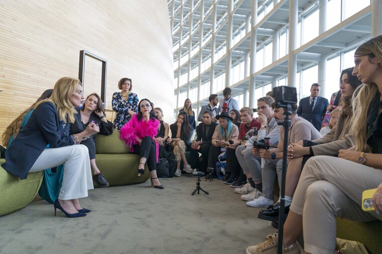 Roberta METSOLA, EP President meets with Influencers