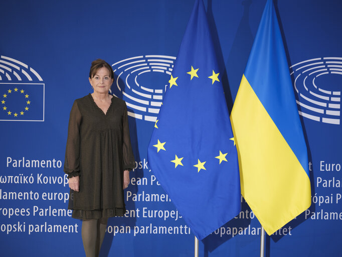 Fotó 15: Marlene MORTLER in the EP in Strasbourg