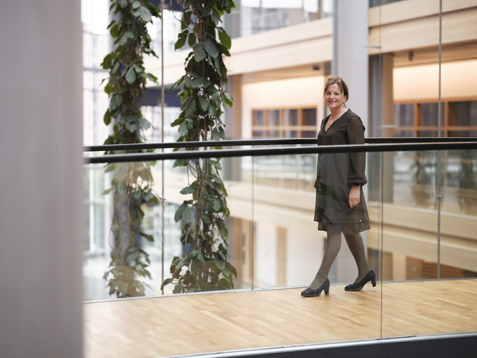 Marlene MORTLER in the EP in Strasbourg