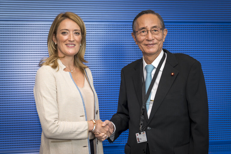 Fotografi 4: G7 Speakers' Conference in Berlin - Meeting with Hiroyuki HOSODA, Speaker of the House of Representatives of Japan