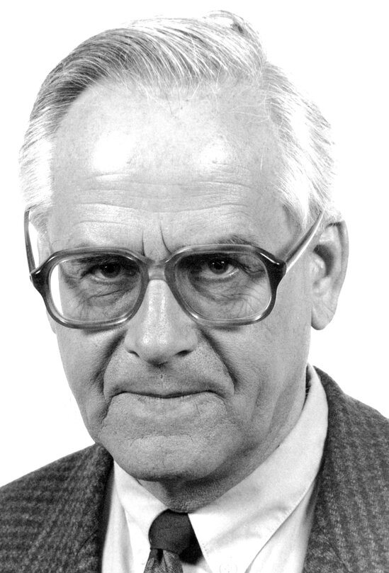 Portrait of Walter ROMBERG, last Minister of Finance of West Germany