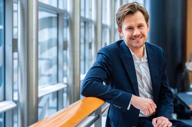 Niels FUGLSANG in the EP in Brussels