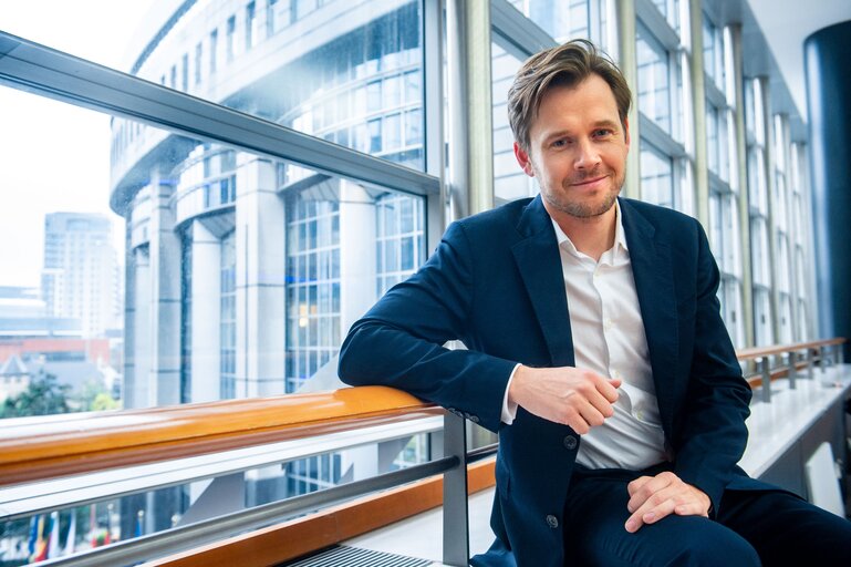 Niels FUGLSANG in the EP in Brussels