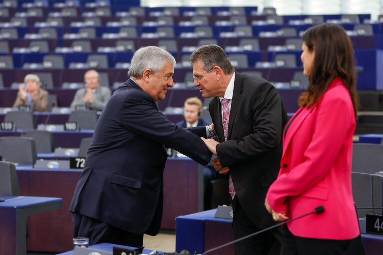 Photo 40 : EP Plenary session - Key debate: Russia’s escalation of its war of aggression against Ukraine