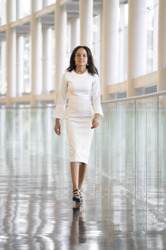 Valokuva 1: Samira RAFAELA in the EP in Strasbourg