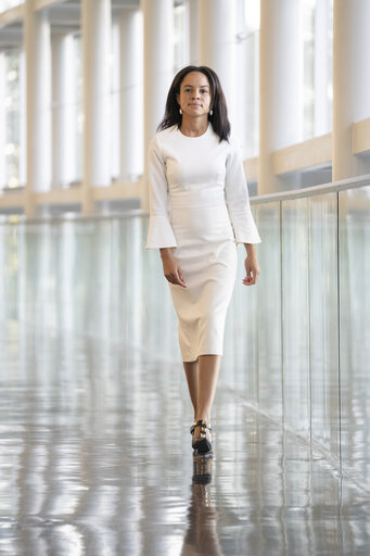 Valokuva 3: Samira RAFAELA in the EP in Strasbourg