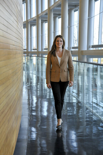 Roberta METSOLA in the European Parliament in Strasbourg