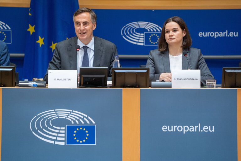AFET Committee - Exchange of views with Sviatlana TSIKHANOUSKAYA, leader of democratic forces of Belarus and Sakharov Prize laureate 2020
