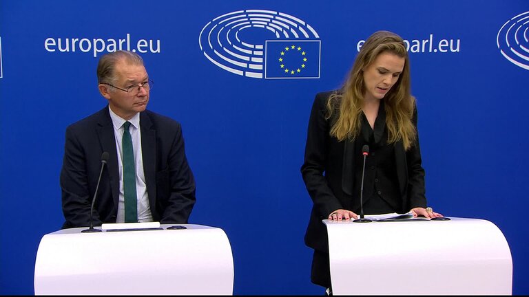 Press conference by Philippe LAMBERTS (Greens/EFA, BE) and Terry REINTKE (Greens/EFA, DE), Co-Presidents of the Greens/EFA group - Press briefing