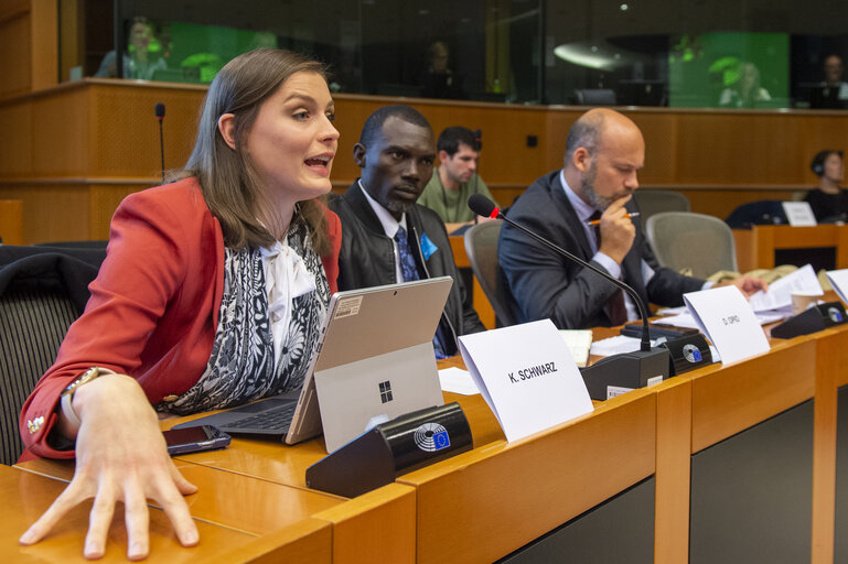 Fotografija 1: INTA Committee - Trade-aspects of the EU instrument to tackle forced labour