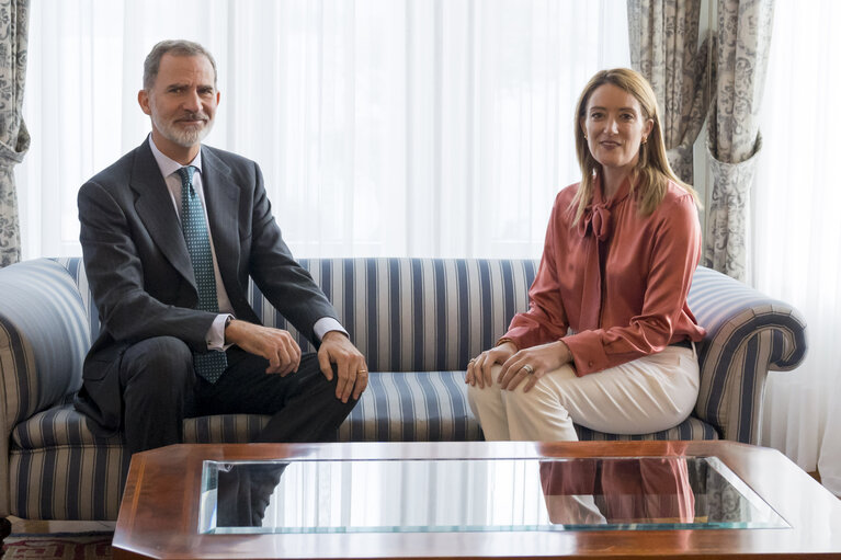 Fotogrāfija 1: Global Youth Leadership Forum - “Europa, un futuro de esperanza” - Bilateral meeting with Felipe VI, King of Spain