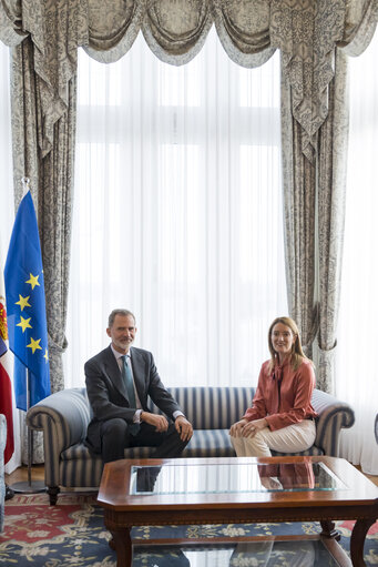 Fotogrāfija 6: Global Youth Leadership Forum - “Europa, un futuro de esperanza” - Bilateral meeting with Felipe VI, King of Spain