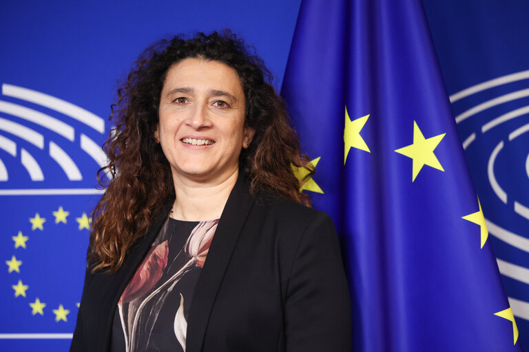 Rosa d'AMATO in the EP in Brussels