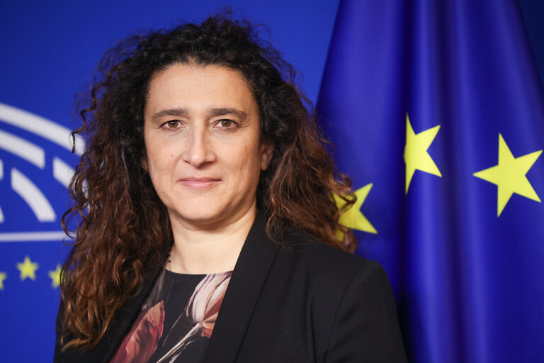 Rosa d'AMATO in the EP in Brussels