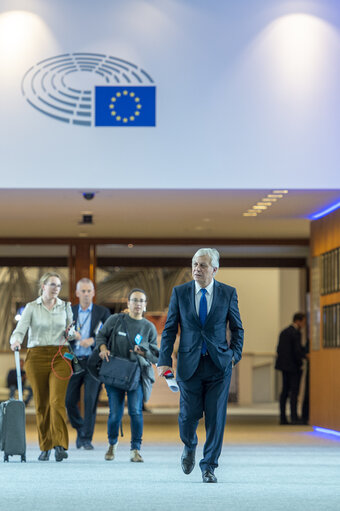 Fotogrāfija 5: Lefteris CHRISTOFOROU in the EP in Brussels