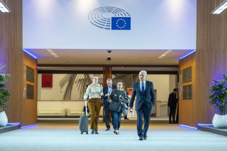 Fotogrāfija 4: Lefteris CHRISTOFOROU in the EP in Brussels