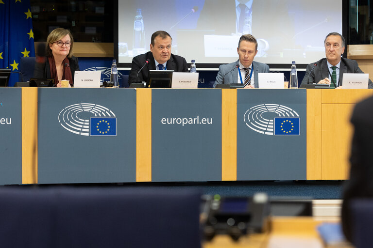 Fotogrāfija 14: SEDE Subcommittee- Defence Joint Procurement Task Force and the proposal for a Regulation establishing the European Defence Industry Reinforcement through Common Procurement Act (EDIRPA)