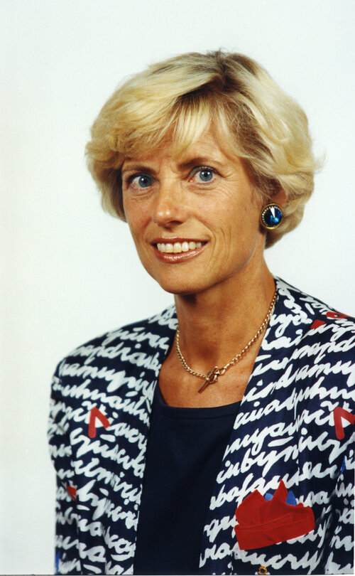 Portrait of Elly PLOOIJ-VAN GORSEL, MEP during the 4th and 5th Parliamentary Terms (1994-2004)