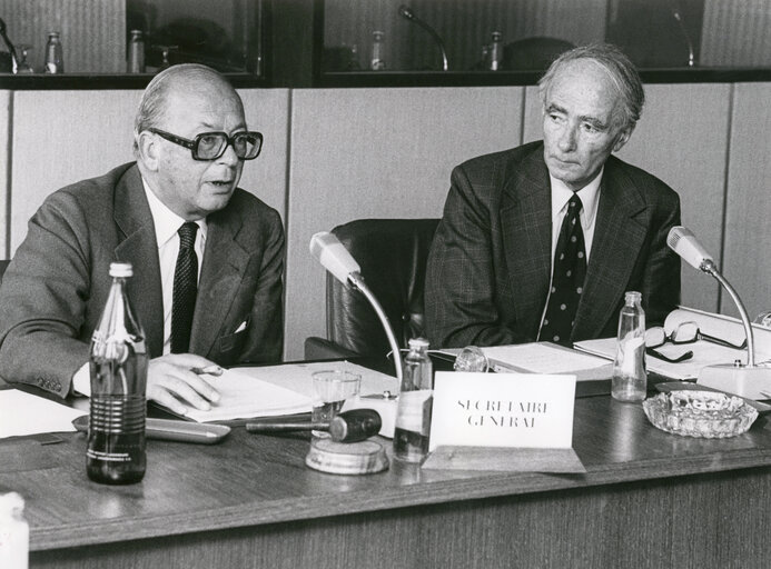 Photo 6: Hans NORD, Secretary-General of the European Parliament from 1963 to 1979.