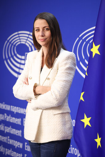Irena JOVEVA in the EP in Brussels