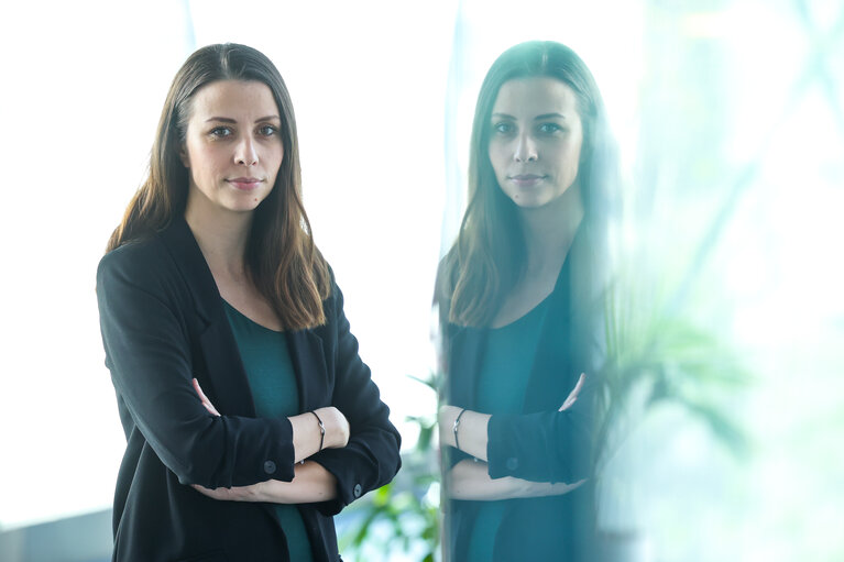 Irena JOVEVA in the EP in Brussels