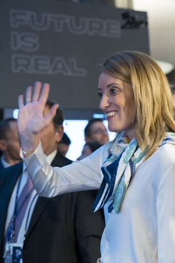 Foto 7: Roberta METSOLA, EP President participates at the ICT Innovation Week