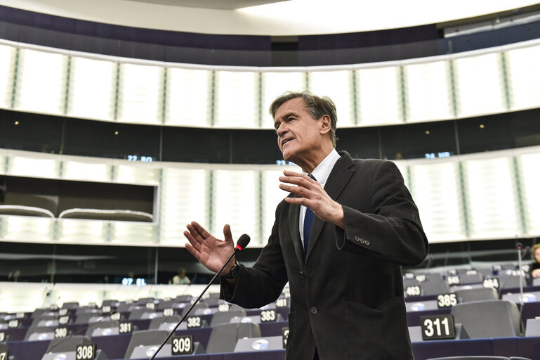 Photo 3: EP Plenary session - Resilience of critical entities