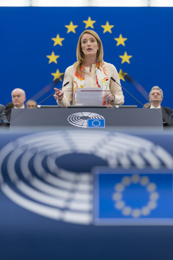 Valokuva 13: EP Plenary session - Eliminating violence against Women