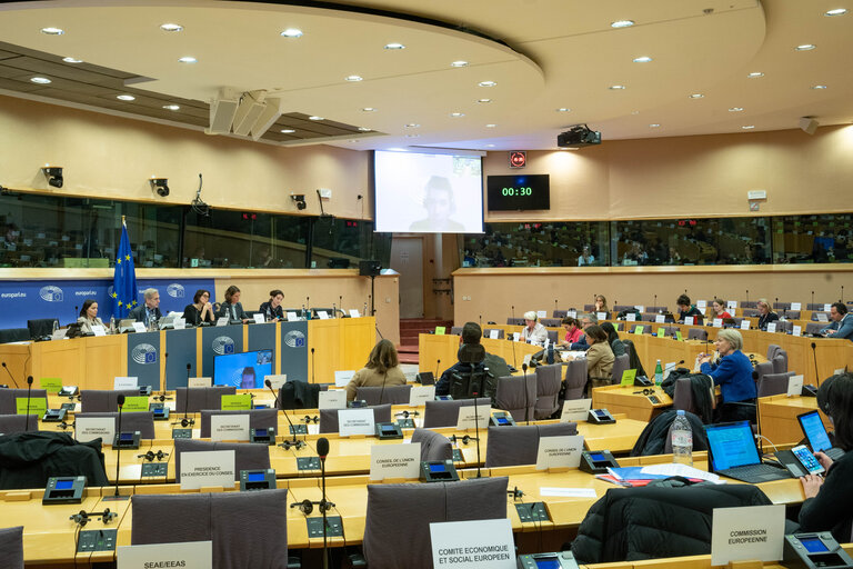 Photo 7 : COVI Public Hearing ' Socio-economic impact on vulnerable people '