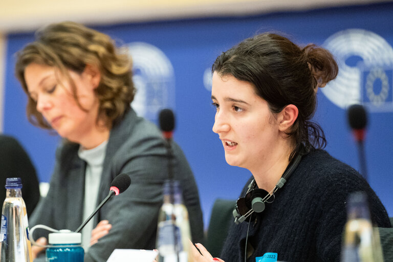 Photo 6 : COVI Public Hearing ' Socio-economic impact on vulnerable people '