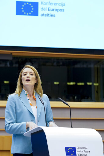 Fotografie 1: Conference on the Future of Europe - Feedback Event