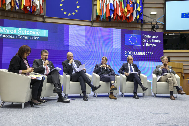 Fotografie 5: Conference on the Future of Europe - Feedback Event