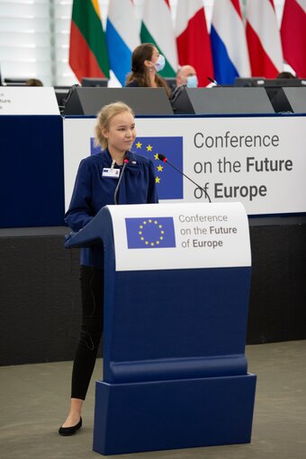 Photo 45: Conference on the Future of Europe (CoFoE) - Inaugural Plenary