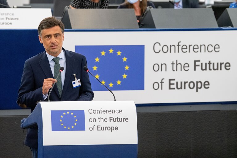 Photo 3: Conference on the Future of Europe (CoFoE) - Inaugural Plenary
