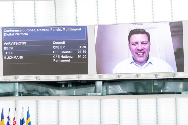 Photo 16: Conference on the Future of Europe (CoFoE) - Inaugural Plenary