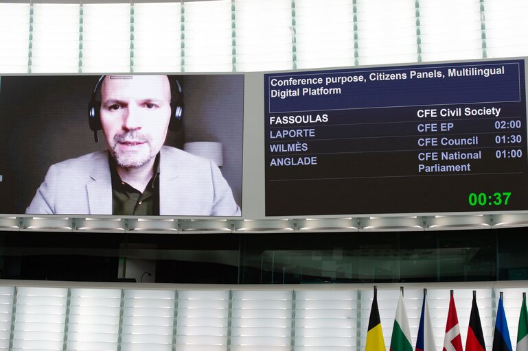 Photo 21: Conference on the Future of Europe (CoFoE) - Inaugural Plenary