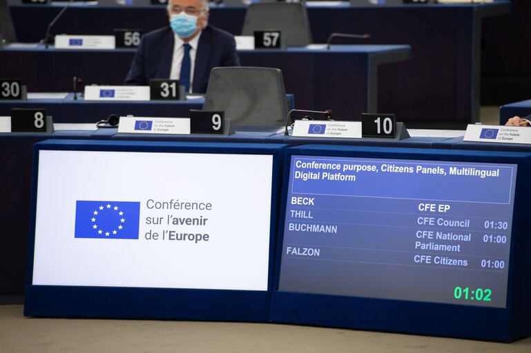 Photo 10: Conference on the Future of Europe (CoFoE) - Inaugural Plenary