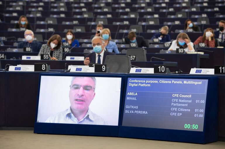 Photo 48: Conference on the Future of Europe (CoFoE) - Inaugural Plenary