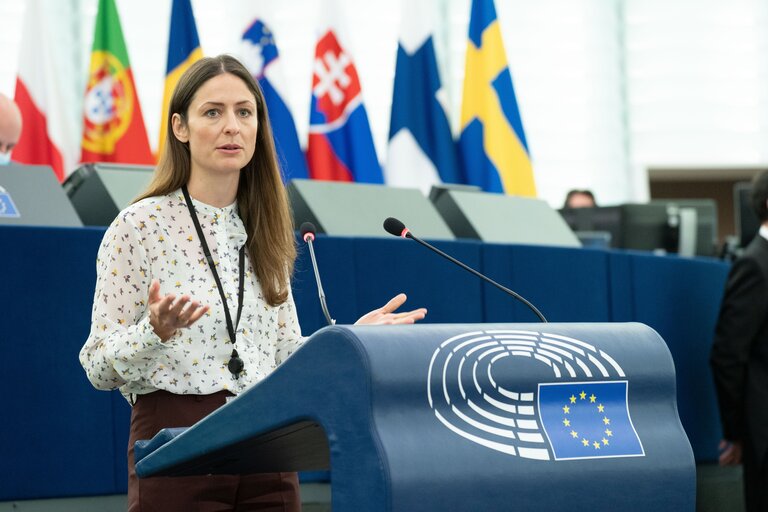 Valokuva 32: EP Plenary session - UN Climate Change Conference in Glasgow, the UK (COP26)